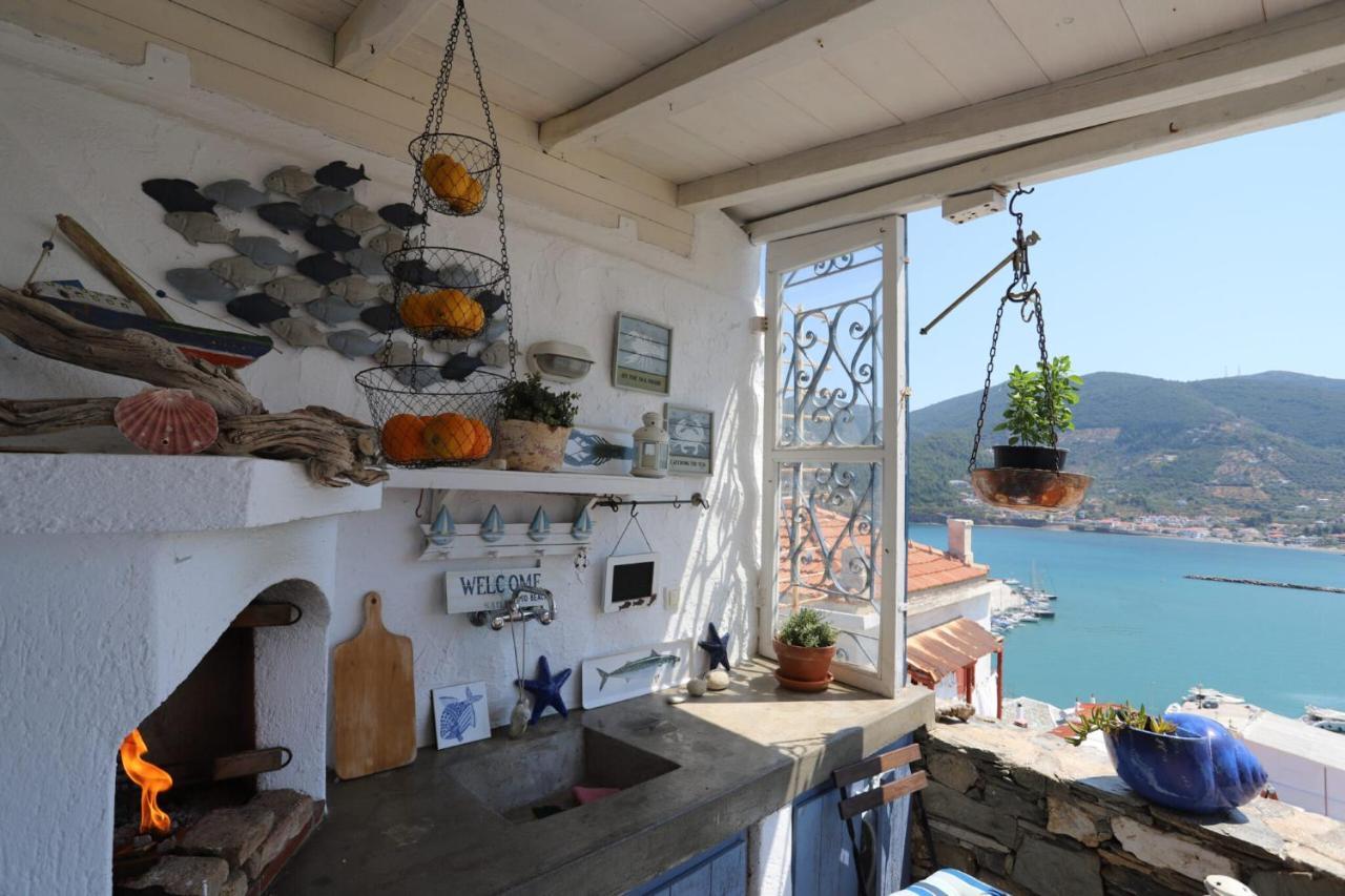 Villea Seaview Apartments Skopelos Exteriér fotografie